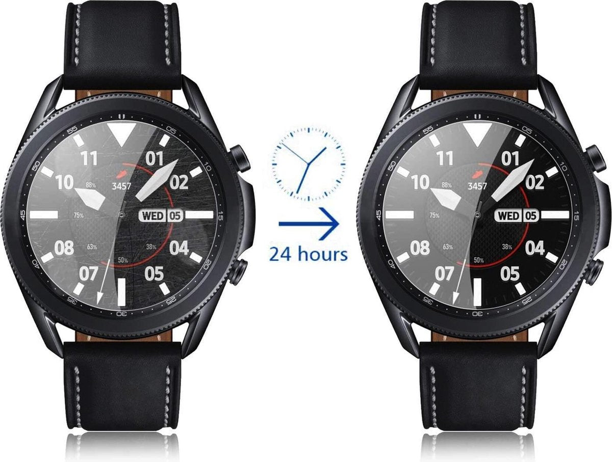 YONO Screenprotector geschikt voor Samsung Galaxy Watch 3 41mm – Bescherm Folie 3-Pack