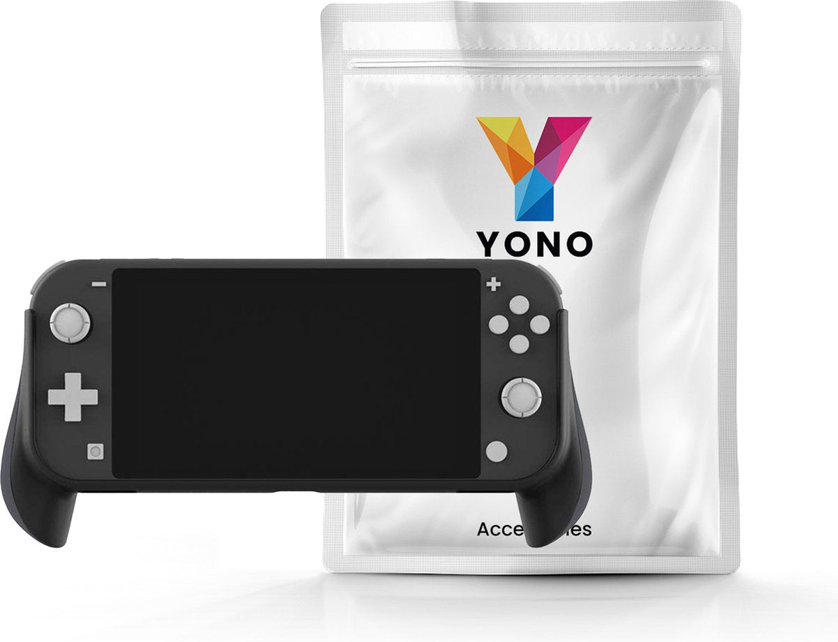 YONO Controller Case geschikt voor Nintendo Switch LITE - Ergonomische Grip Console Hoesje - Beschermhoes Accessoires - Grijs