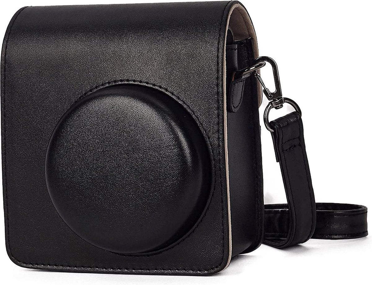 YONO Case geschikt voor Fujifilm Instax Mini 40 - Hoes met Draagriem - Cameratas - Zwart