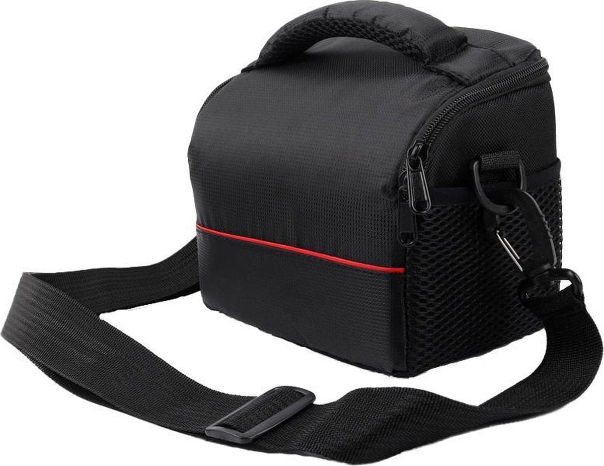 YONO Cameratas Spiegelreflexcamera Medium – geschikt voor Nikon / Canon / Sony / DSLR Camera – Luxe Foto Tas - Schoudertas - Case - Zwart
