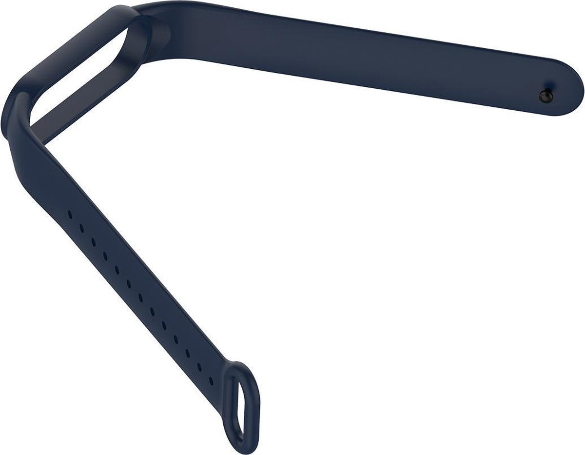 YONO Siliconen Bandje geschikt voor Xiaomi Mi Band 5 / 6 – Donkerblauw