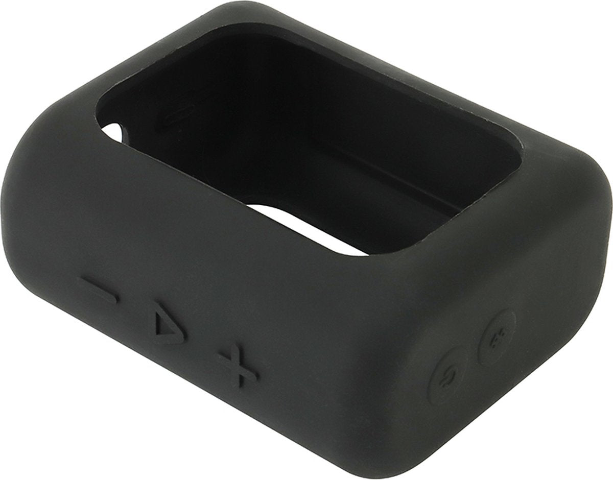 YONO Siliconen Case geschikt voor JBL Go 3 - Hoesje - Beschermhoes - Skin - Zwart