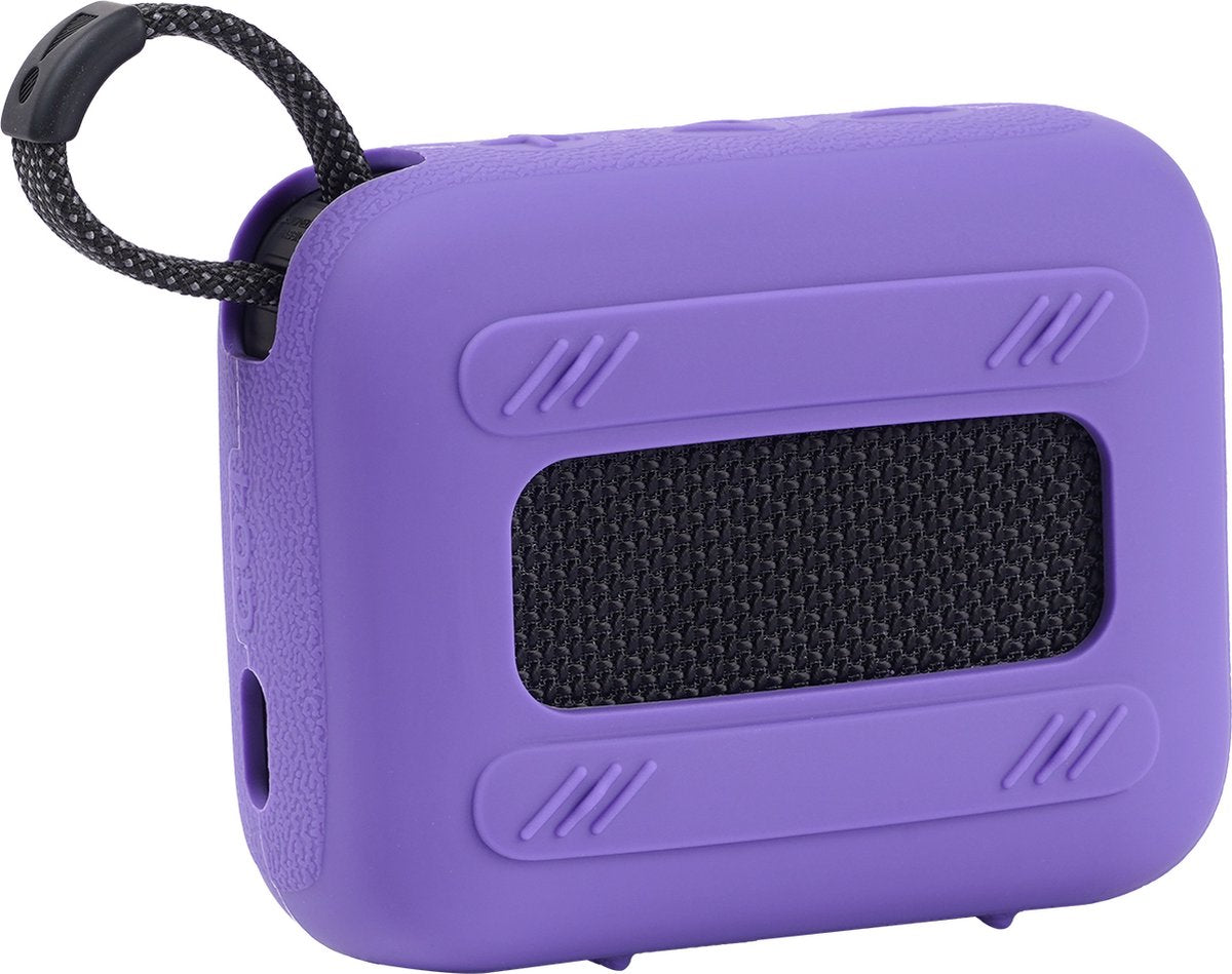 YONO Soft Case geschikt voor JBL Go 4 - Siliconen Hoesje - Paars