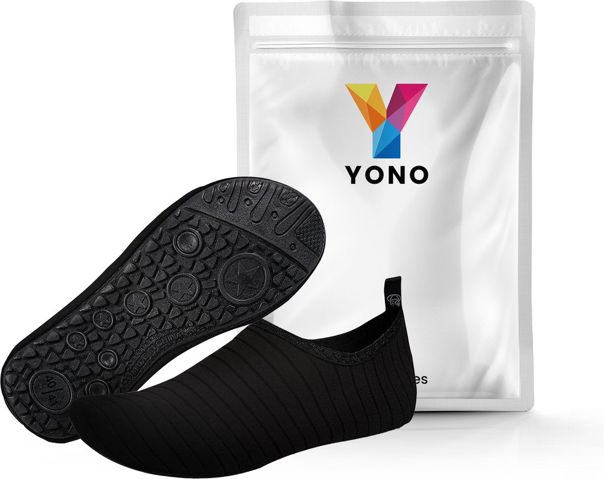 YONO Waterschoenen voor Volwassenen - Anti-Slip Zwemschoenen Dames en Heren - Zwart - Maat 40-41