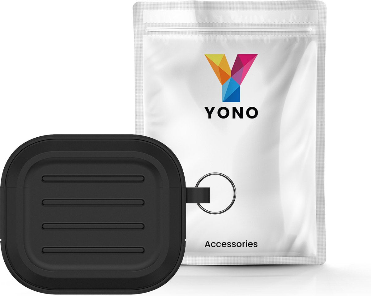 YONO Hoesje geschikt voor Apple Airpods 3 - Army Case - Zwart