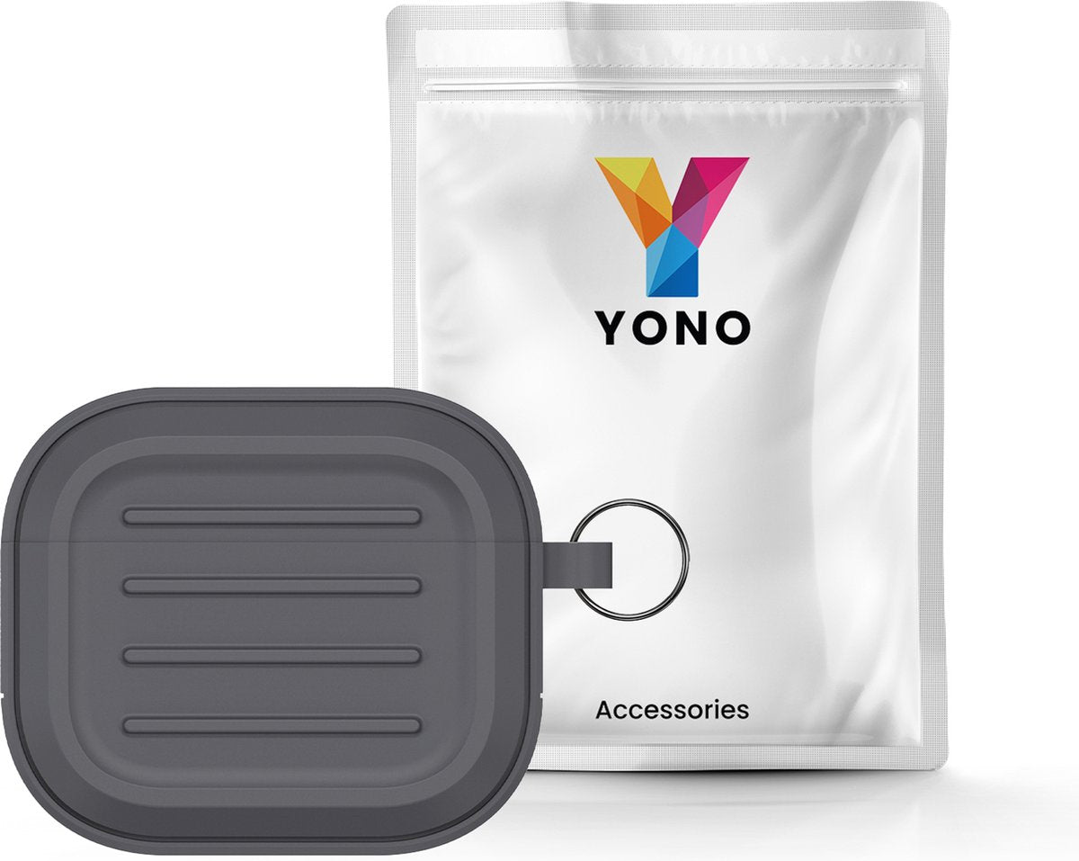 YONO Hoesje geschikt voor Apple Airpods 3 - Army Case - Grijs