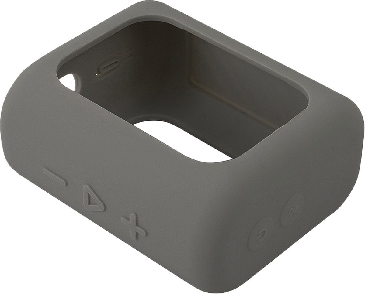 YONO Siliconen Case geschikt voor JBL Go 3 - Hoesje - Beschermhoes - Skin - Grijs