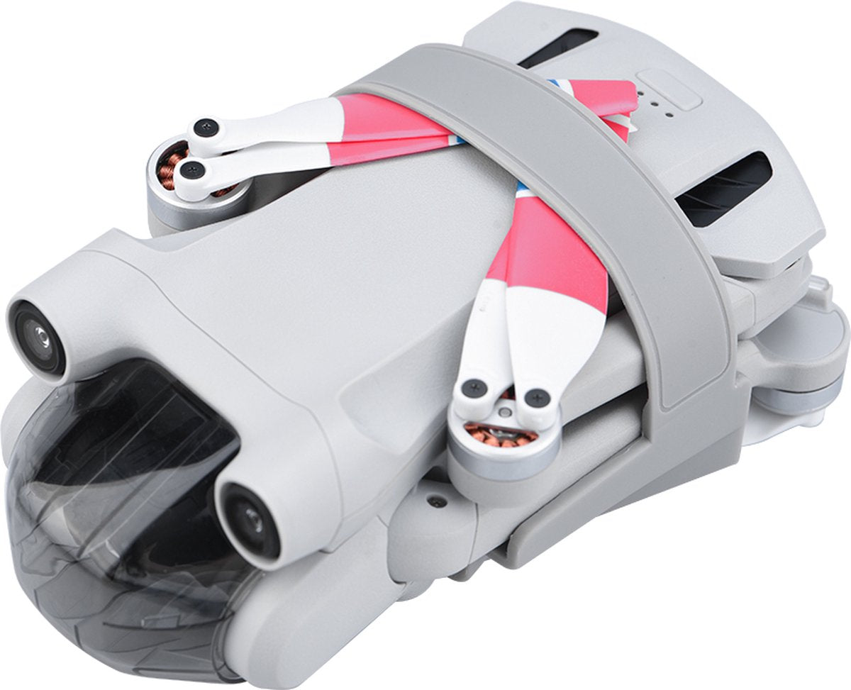 YONO Propeller Guard geschikt voor DJI Mini 3 Pro - Propellerbeschermer - Bescherming Houder Accessoires - Lichtgrijs