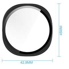 YONO Case geschikt voor Samsung Watch 8 40mm - 2 Stuks - Zwart en Transparant