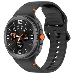 YONO Siliconen Samsung Galaxy Watch 8 Bandje - Zwart - M/L