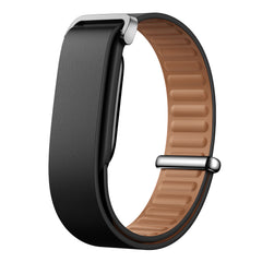 YONO Bandje geschikt voor Google Fitbit Air - Leer - Zwart