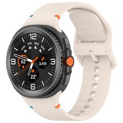 YONO Siliconen Samsung Galaxy Watch 8 Bandje - Beige - S/M