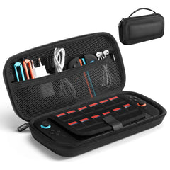 YONO Case geschikt voor Nintendo Switch 2 - Beschermhoes - Hoesje met Opbergvak voor Games en Accessoires - Zwart