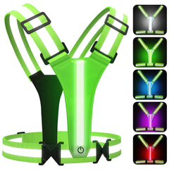 YONO Hardloopvest met Verlichting - USB-C Oplaadbaar - One Size