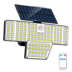 YONO Solar Buitenlamp met Bewegingssensor - 448 LED - Wandlamp Buiten