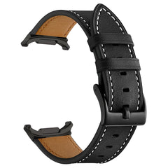 YONO Bandje geschikt voor Samsung Galaxy Watch 8 - Leer - Zwart