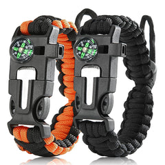 YONO Paracord Survival Armband Set - 2 Stuks