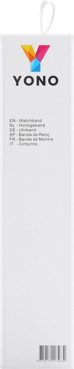 YONO Siliconen Stretch Bandje geschikt voor Apple Watch - 38 mm - 40 - 41 - Paars