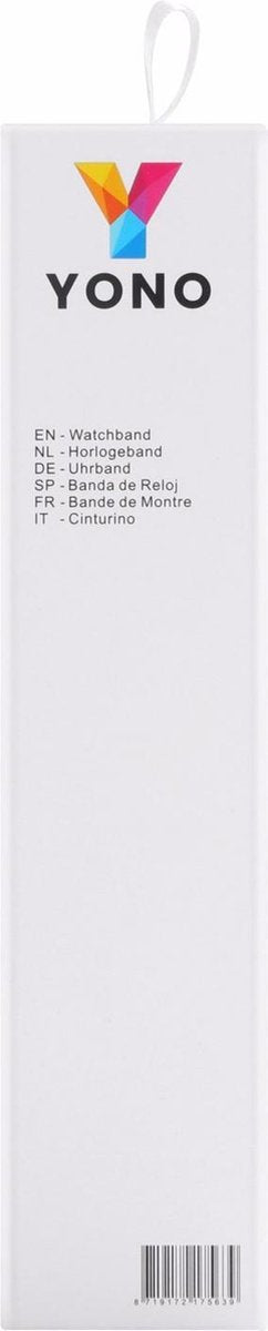 YONO Bandje geschikt voor Fitbit Inspire/HR/2 - Milanees - Blauw – Large