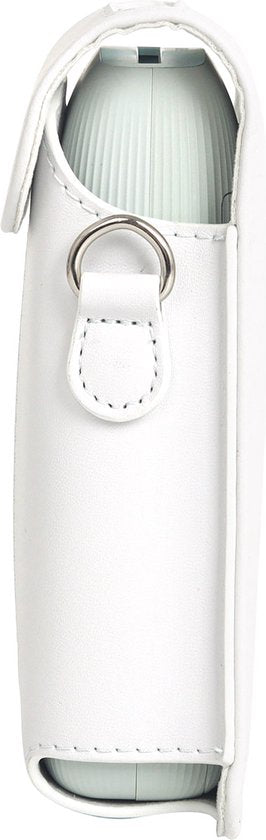 YONO Hoesje geschikt voor Fujifilm Instax Link 3 - Case met Draagriem - Opbergtasje - Wit