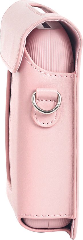 YONO Hoesje geschikt voor Fujifilm Instax Link 3 - Case met Draagriem - Opbergtasje - Roze