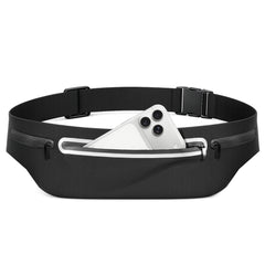 YONO Hardloopriem Running Belt - Sportriem met Telefoonvak - Zwart