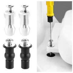 YONO WC Bril Scharnieren Set - 4 Onderdelen