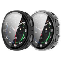 YONO Case geschikt voor Samsung Watch 8 40mm - 2 Stuks - Zwart en Transparant