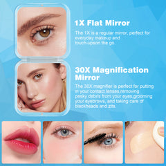 YONO Make Up Spiegel Inklapbaar - 1x en 30x Vergroting