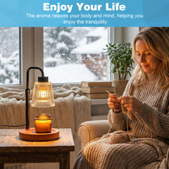 YONO Candle Warmer Lamp - Zwart