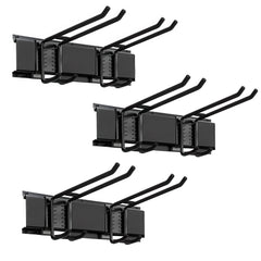 YONO Gereedschapshouder Heavy Duty Metaal - Tuingereedschap Ophangsysteem - Zwart
