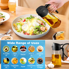 YONO Olijfolie Sprayer - 470ml - Glas - Navulbaar