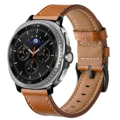 YONO Bandje geschikt voor Samsung Galaxy Watch 8 - Leer - Bruin