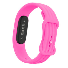 YONO Bandje geschikt voor Google Fitbit Air - Siliconen Sportbandje - Felroze