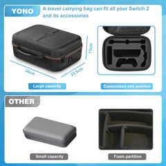 YONO Case XL geschikt voor Nintendo Switch 2