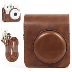 YONO Cameratas geschikt voor Fujifilm Instax Mini 13 - Case - Bruin