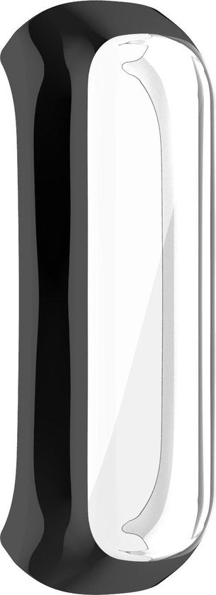 YONO Bumper geschikt voor Galaxy Fit 2 – Siliconen Case – Screenprotector Hoesje – Zwart