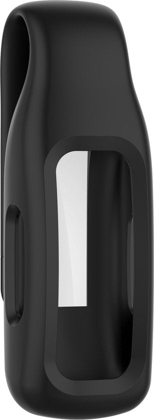 YONO Siliconen Clip geschikt voor Fitbit Inspire 3 - Zwart