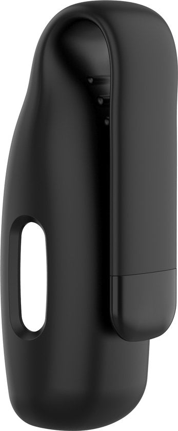 YONO Siliconen Clip geschikt voor Fitbit Inspire 3 - Zwart