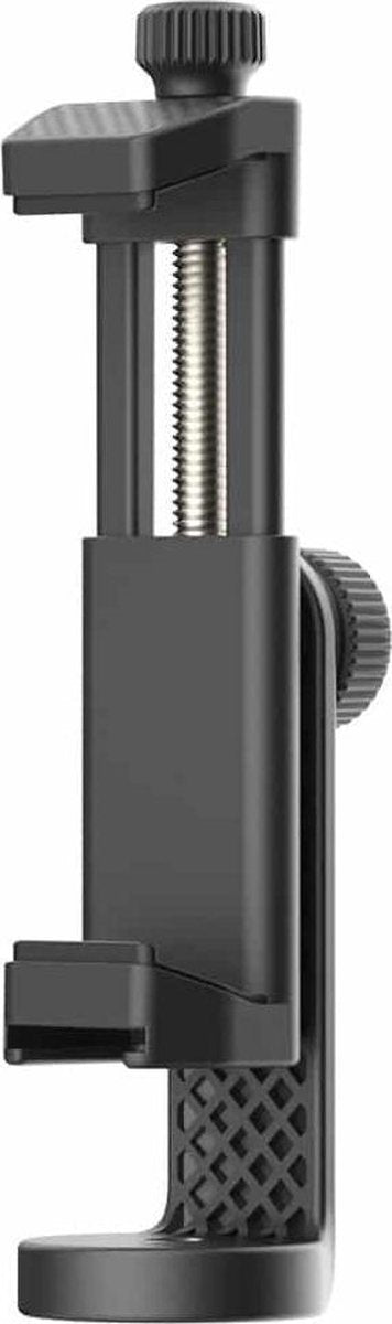 Ulanzi ST-17 360º Draaibare Telefoonhouder voor statief - met Cold Shoe Mount - Voor alle smartphones tot 10 cm breed - Zwart