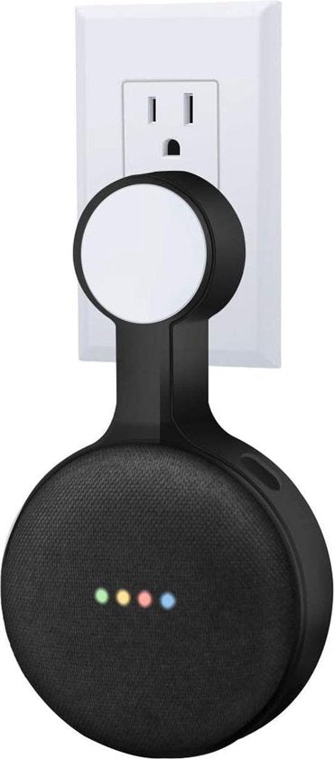 YONO Houder geschikt voor Google Nest Mini – Wall Mount – Zwart