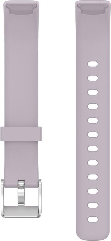 YONO Siliconen Bandje geschikt voor Fitbit Luxe - Lavendel - Small