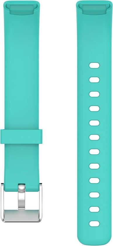 YONO Siliconen Bandje geschikt voor Fitbit Luxe - Turquoise - Large