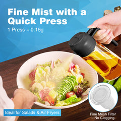 YONO Olijfolie Sprayer - 470ml - Glas - Navulbaar