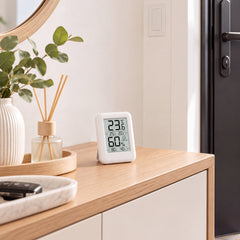 YONO Hygrometer Binnen - Luchtvochtigheidsmeter - Wit