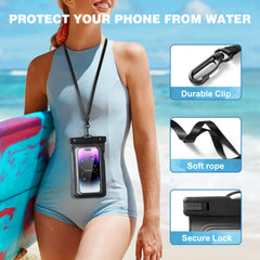 Dry Bag Set - Waterdichte Tas 10 Liter, Telefoonhoesje en Heuptas