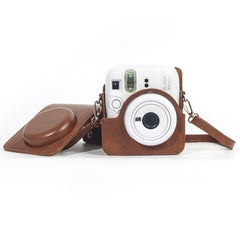YONO Cameratas geschikt voor Fujifilm Instax Mini 13 - Case - Bruin
