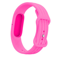 YONO Bandje geschikt voor Google Fitbit Air - Siliconen Sportbandje - Felroze