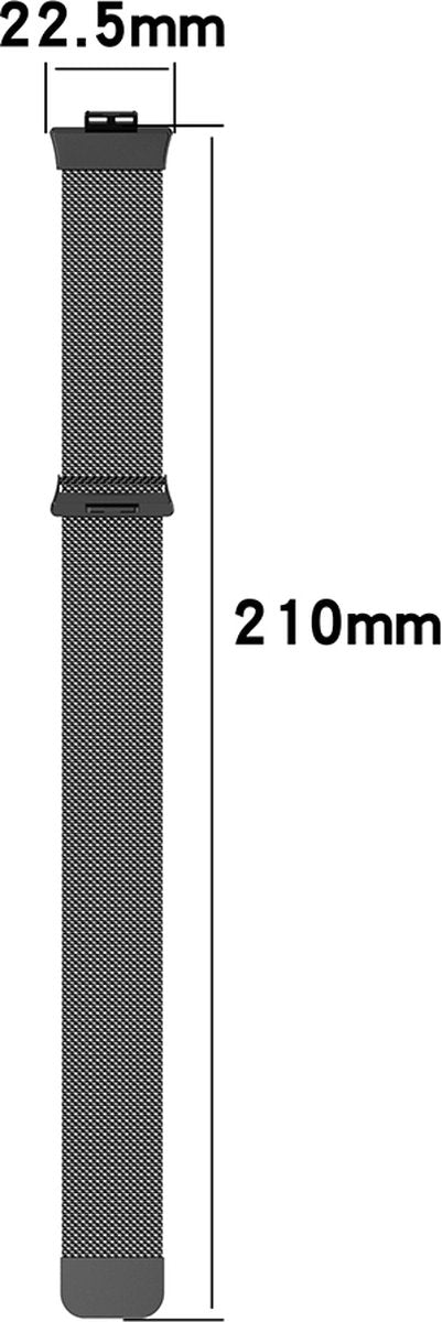 YONO Milanees Bandje geschikt voor Huawei Watch Fit - Milanese Vervangende Armband - Zilver