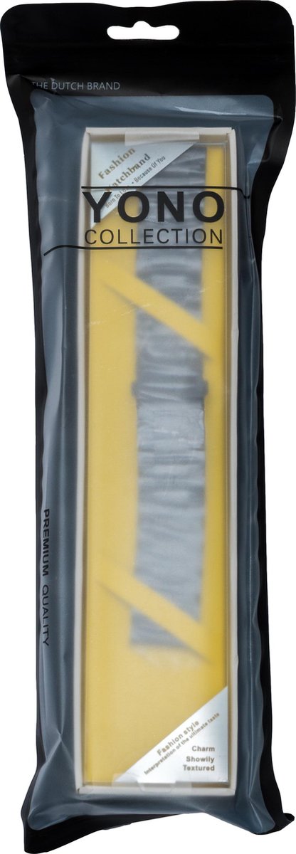 Metalen Armband geschikt voor FitBit Ionic – Premium RVS Schakel Bandje Zwart